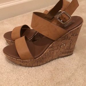 Target wedges! WORN ONCE